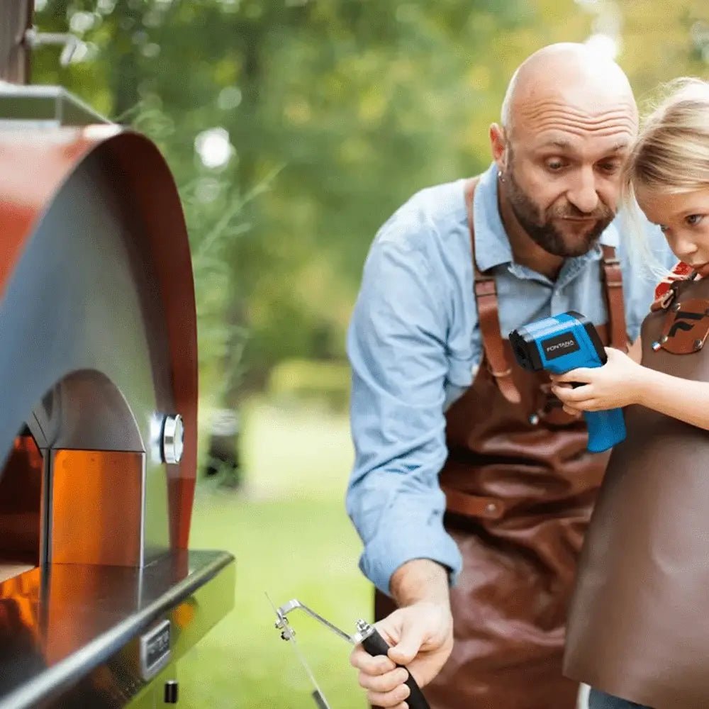 Fontana Marinara Anthracite Build In Wood - Fired Pizza Oven | PF - MALASC - Wood Pizza Oven