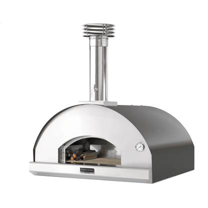 Fontana Marinara Anthracite Build In Wood Pizza Oven | PF - MALASC - Wood Pizza Oven - PF - MALASC - GardenHearth