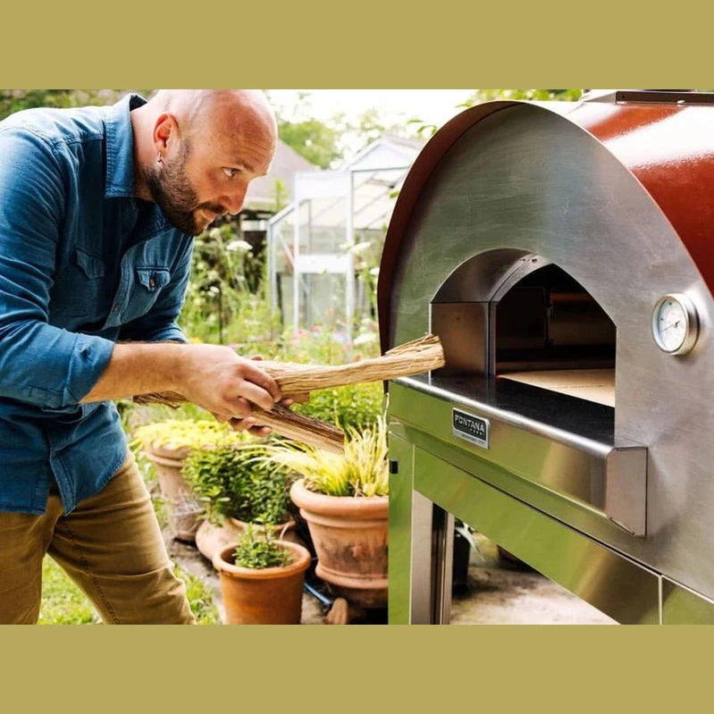 Fontana Marinara Rosso Countertop Dual Fuel Pizza Oven | PF - MAGRSC - Pizza Ovens - PF - MAGRSC - GardenHearth