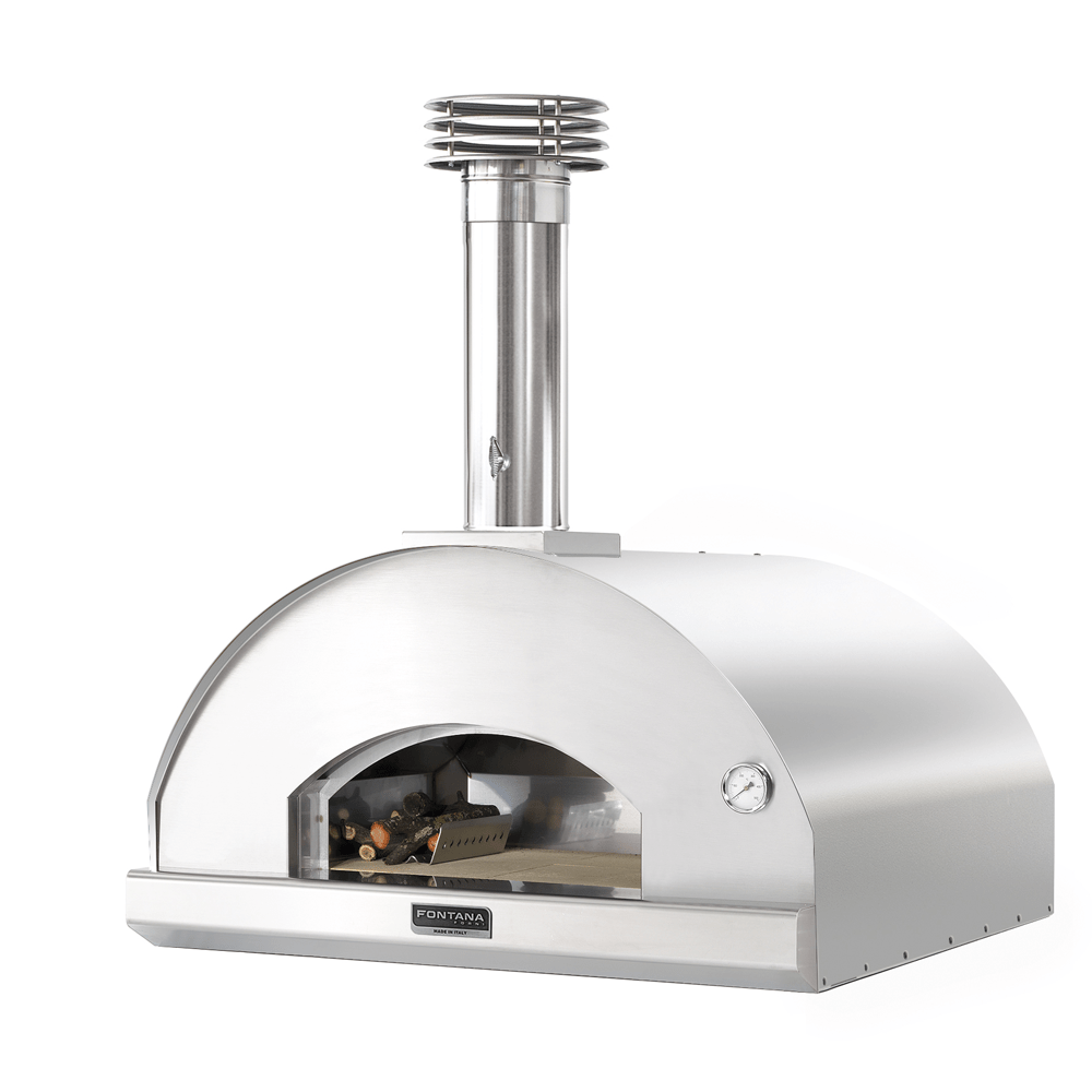 Fontana Marinara Stainless Steel Build In Wood Pizza Oven | PF - MALISC - Wood Pizza Oven - PF - MALISC - GardenHearth