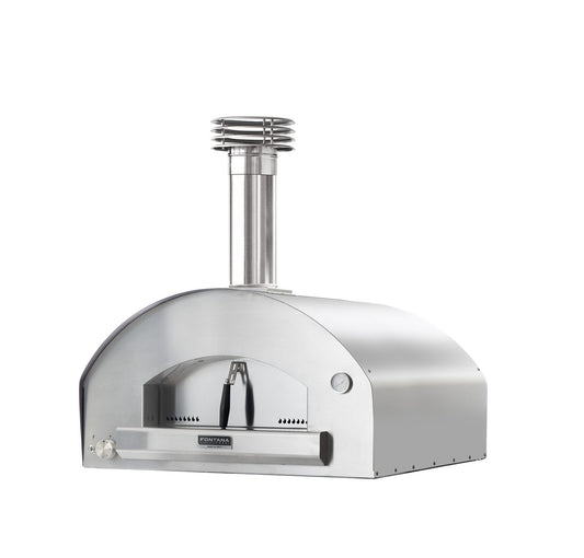 Fontana Marinara Stainless Steel Countertop Dual Fuel Pizza Oven | PF - MAGI - G - UE - Pizza Ovens - PF - MAGI - G - UE - GardenHearth