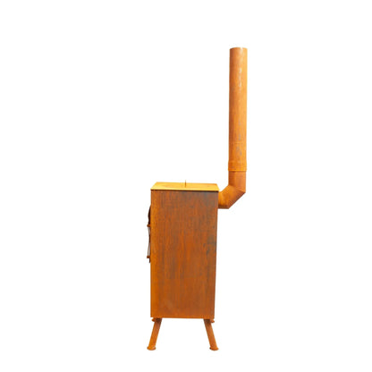 BonFeu Boncarré Outdoor Fireplace Corten Steel 3503R