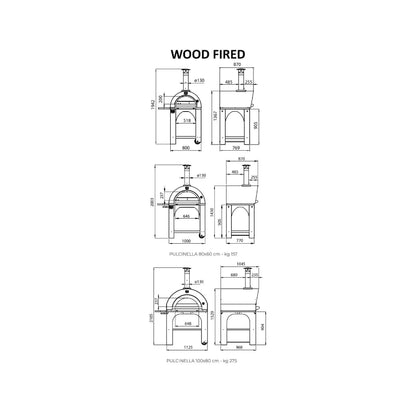 Clementi Standard Pizza Oven Stand | 3 Sizes