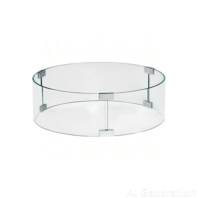 Happy Cocooning Glass Screens – Windscreens for Fire Pit Tables
