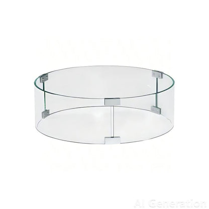 Happy Cocooning Glass Screens – Windscreens for Fire Pit Tables