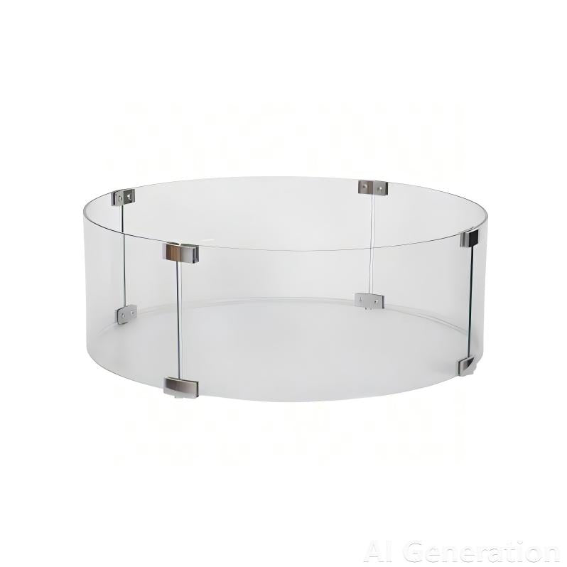 Happy Cocooning Glass Screens – Windscreens for Fire Pit Tables