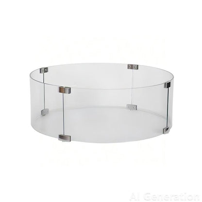 Happy Cocooning Glass Screens – Windscreens for Fire Pit Tables