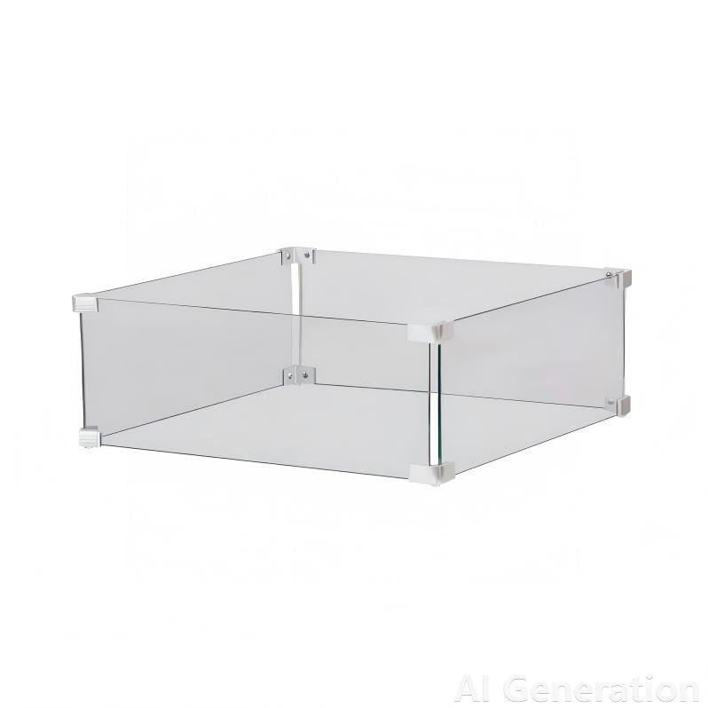 Happy Cocooning Glass Screens – Windscreens for Fire Pit Tables