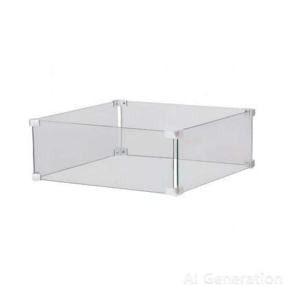 Happy Cocooning Glass Screens – Windscreens for Fire Pit Tables