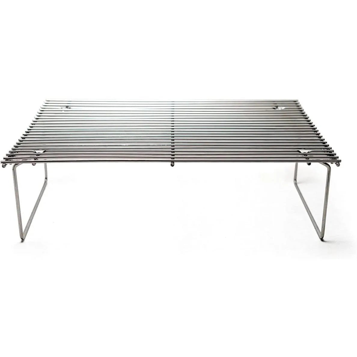 Gmg collapsible upper rack for pellet grills stainless steel cooling rack with sleek minimalist design and sturdy wire construction
