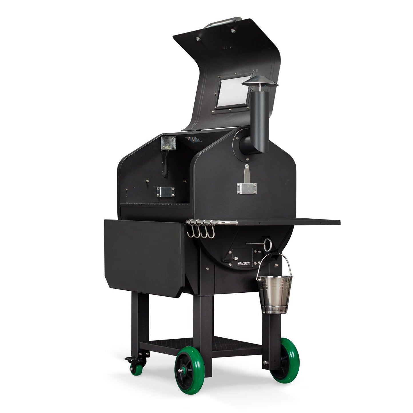 GMG LEDGE PRIME PLUS WiFi Pellet Grill Smoker (Black or Stainless Steel) - BBQs & Grills - Ledge SS - GardenHearth