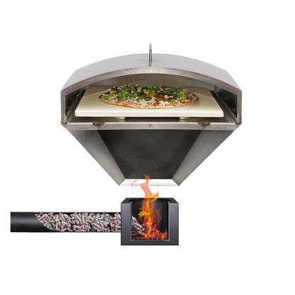 GMG Pizza Oven with Stone for TREK | GMG - 4108 - Accessories - GMG - 4108 - GardenHearth