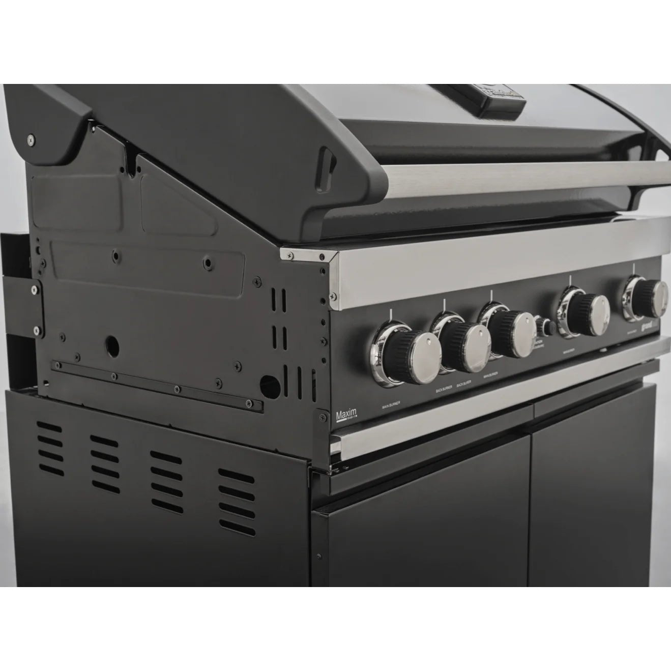 GrandPro 205 Outdoor Kitchen Maxim Grill G5 with Fridge | G205MG53FN - Outdoor Kitchens - G205MG53FN - GardenHearth