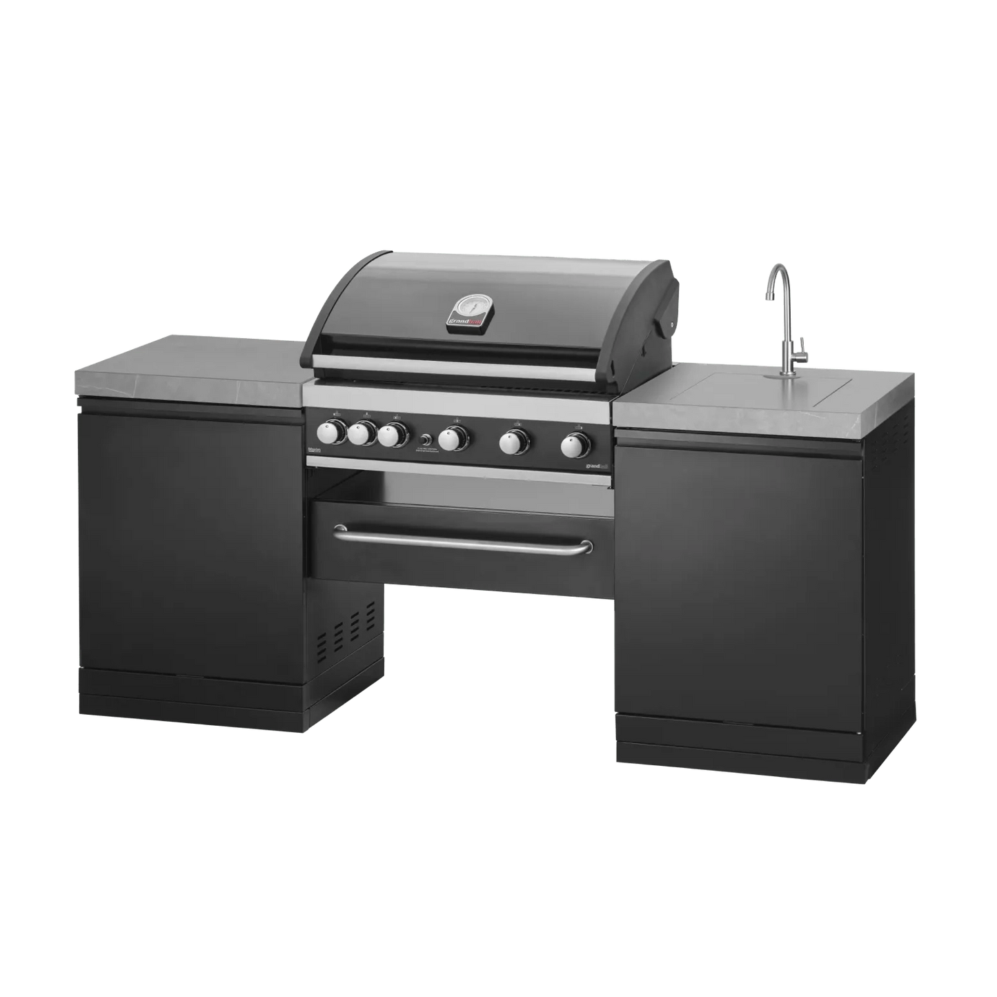 GrandPro 205 Outdoor Kitchen Maxim Grill G5 with Sink | G205MG53NS - Outdoor Kitchens