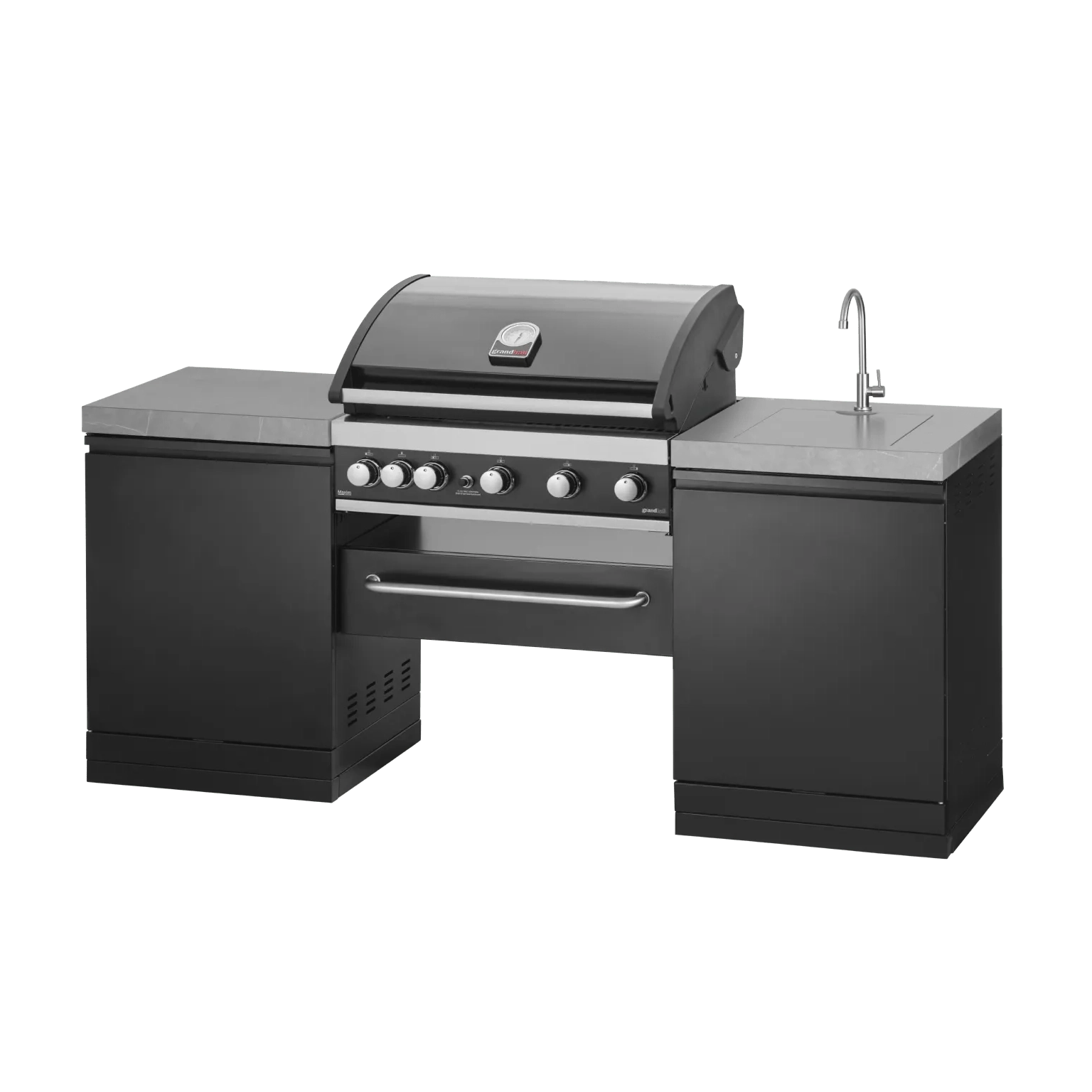 GrandPro 205 Outdoor Kitchen Maxim Grill G5 with Sink | G205MG53NS - Outdoor Kitchens