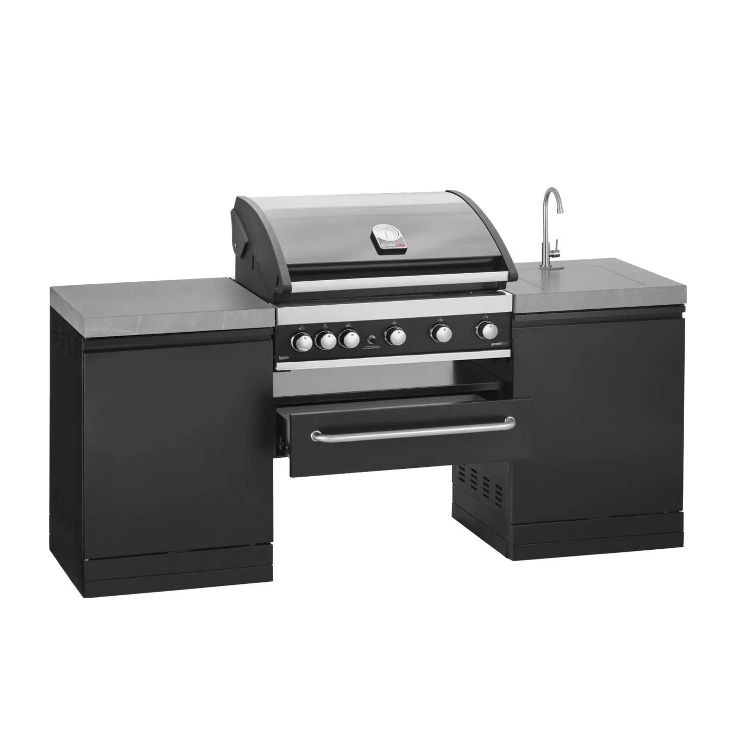 GrandPro 205 Outdoor Kitchen Maxim Grill G5 with Sink | G205MG53NS - Outdoor Kitchens