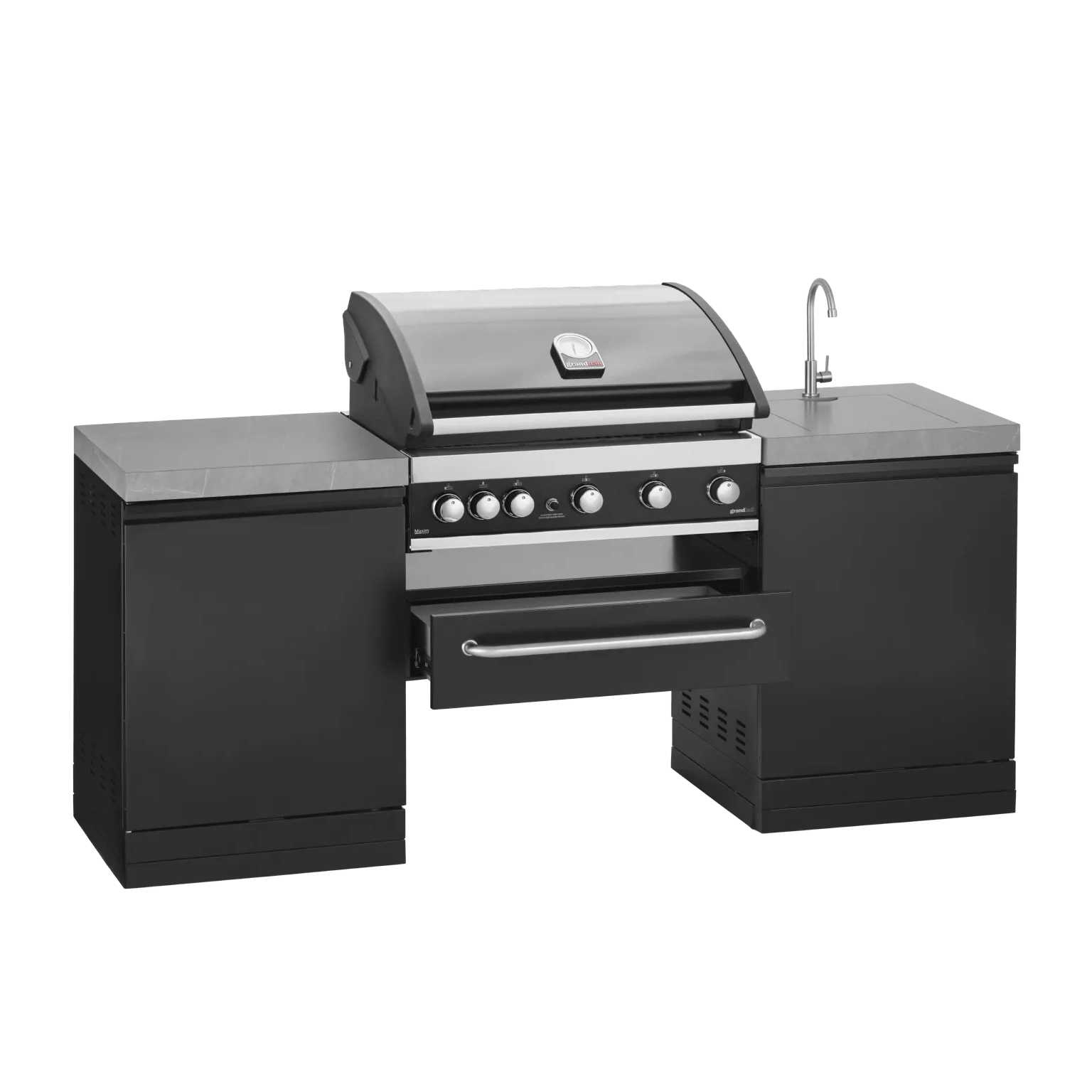 GrandPro 205 Outdoor Kitchen Maxim Grill G5 with Sink | G205MG53NS - Outdoor Kitchens
