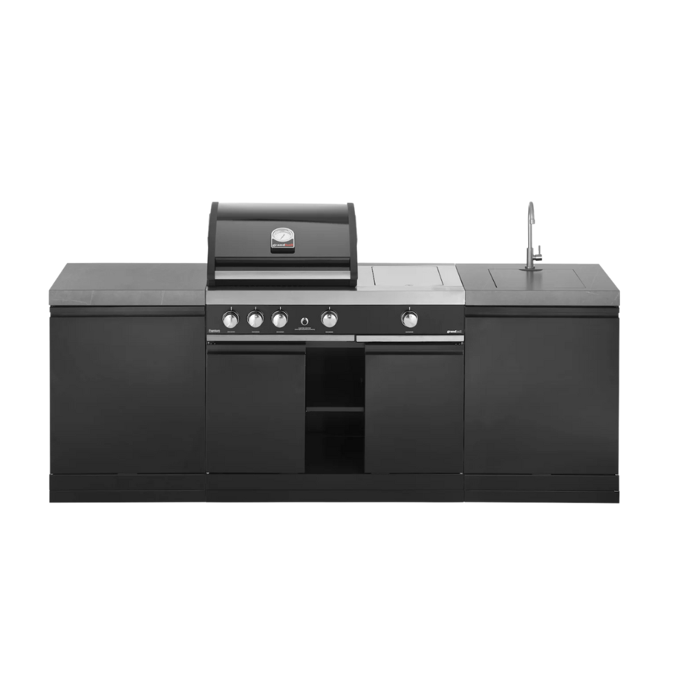 GrandPro 230 Premium G4 Plus SINK Outdoor Kitchen | G230G4P3NS - Outdoor Kitchens - G230G4P3NS - GardenHearth