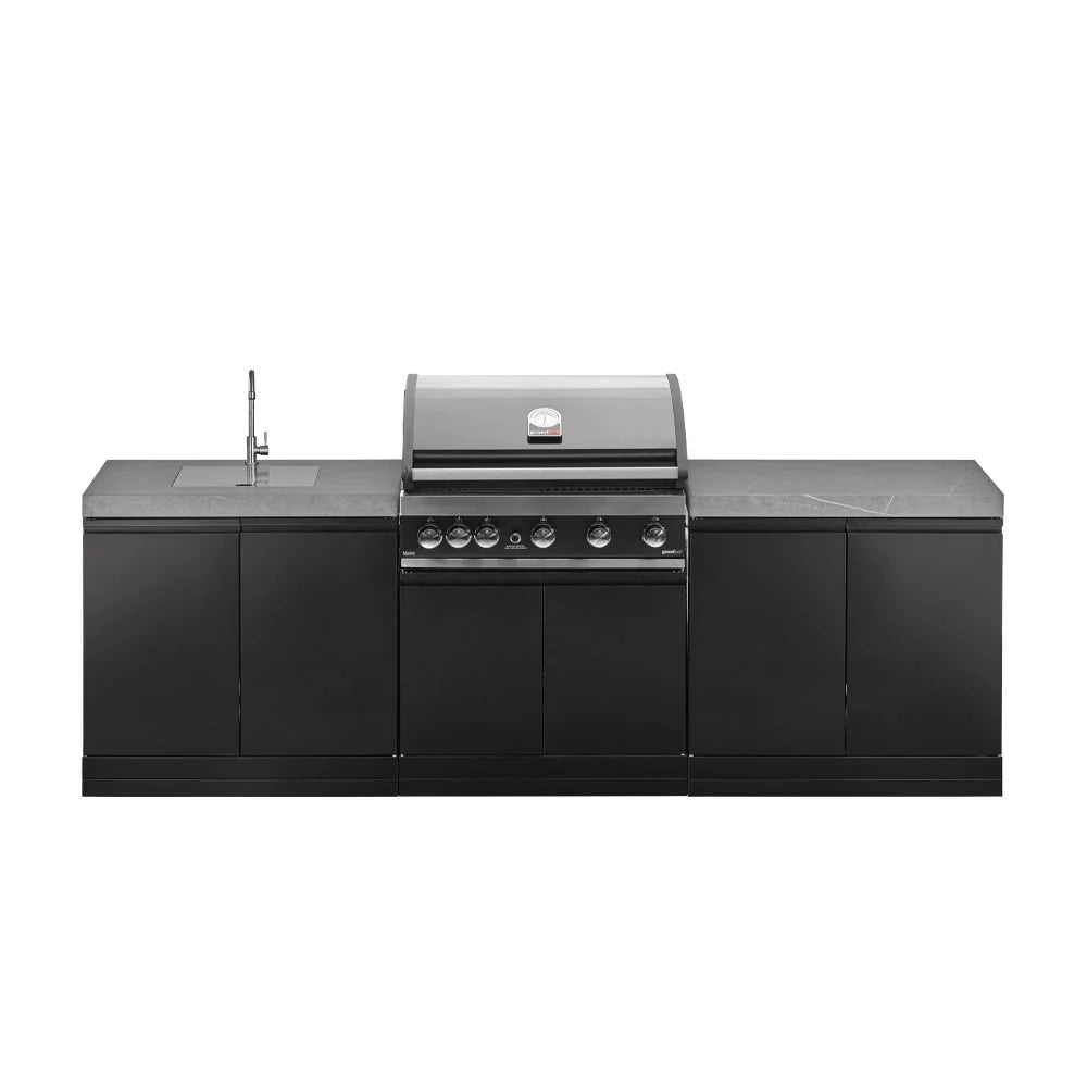 GrandPro 262 Maxim G5 Outdoor Kitchen with Sink | G262MG53NS - Outdoor Kitchens - G262MG53NS - GardenHearth