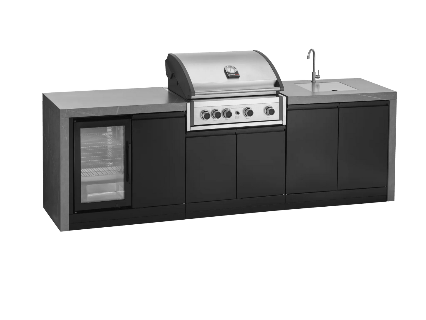 Grandpro 274 Series Pro Elite WATERFALL FRIDGE + SINK | G274PE43FS - Outdoor Kitchens