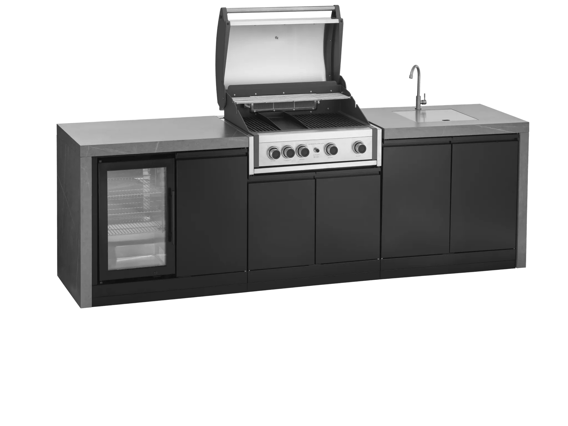 Grandpro 274 Series Pro Elite WATERFALL FRIDGE + SINK | G274PE43FS - Outdoor Kitchens