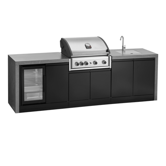 Grandpro 274 Series Pro Elite WATERFALL FRIDGE + SINK | G274PE43FS - Outdoor Kitchens - G274PE43FS - GardenHearth