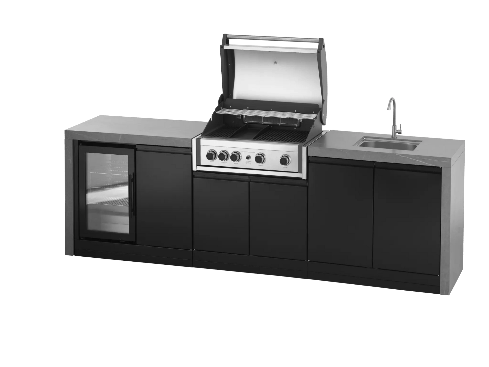 Grandpro 274 Series Pro Elite WATERFALL FRIDGE + SINK | G274PE43FS - Outdoor Kitchens