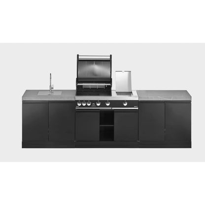 GrandPro 287 Premium G4 Plus Outdoor Kitchen with Sink | G287G4P3NS - Outdoor Kitchens - G287G4P3NS - GardenHearth