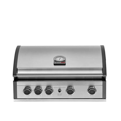 GrandPro 426 L - Shape Outdoor Kitchen, Fridge, Grill, Sink, Waterfall | G426PE43FS - Outdoor Kitchens