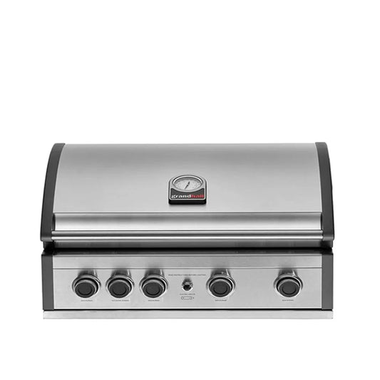 GrandPro 426 L - Shape Outdoor Kitchen, Fridge, Grill, Sink, Waterfall | G426PE43FS - Outdoor Kitchens