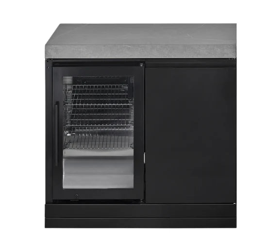 GrandPro Outdoor Fridge Module with Stone Worktop 90cm | GC900FRIYN - Cabinets - GC900FRIYN - GardenHearth