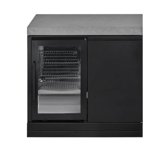 GrandPro Outdoor Fridge Module with Stone Worktop 90cm | GC900FRIYN - Cabinets - GC900FRIYN - GardenHearth