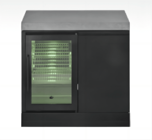 GrandPro Outdoor Fridge Module with Stone Worktop 90cm | GC900FRIYN - Outdoor Kitchens