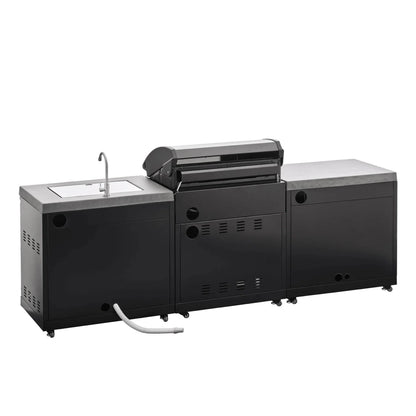 GrandPro Outdoor Kitchen 262 Series Pro Elite 4 SINK | G262PE4NS - Outdoor Kitchens - G262PE4NS - GardenHearth