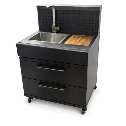 GRLLR back bar wall for Cooler, Sink, Extension, Stove and Storage units | GR‑25‑BU‑1 - Outdoor Kitchens