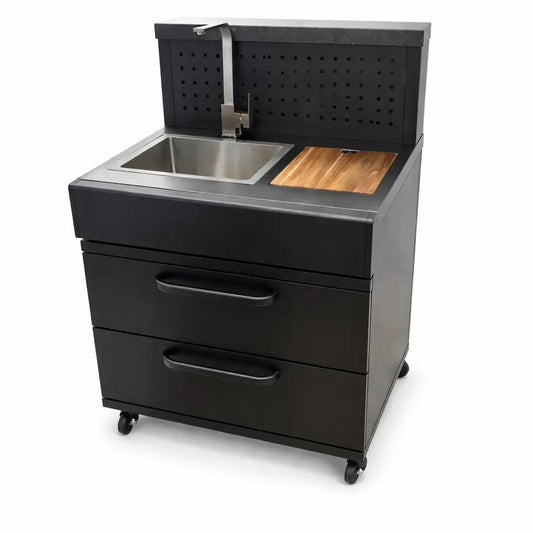 GRLLR back bar wall for Cooler, Sink, Extension, Stove and Storage units | GR‑25‑BU‑1 - Outdoor Kitchens