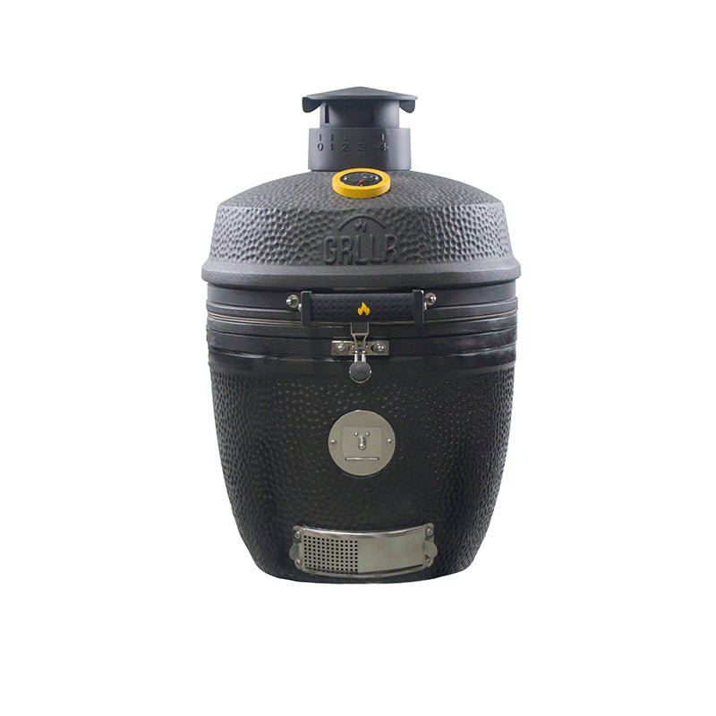 GRLLR Ember Classic 18 inch | Matte Black built in - Kamado's - GR - 24 - EMB - 18 - CB - BI - GardenHearth