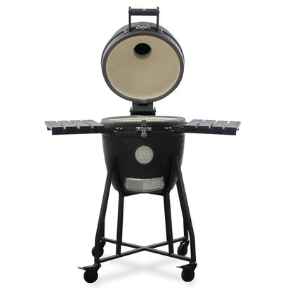 GRLLR Ember Classic 18 inch | Matte Black including Trolley | GR - 24 - EMB - 18 - CB - Kamado's - GR - 24 - EMB - 18 - CB - GardenHearth