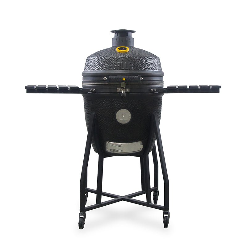 GRLLR Ember Classic 22 inch | Matte Black including Trolley | GR - 24 - EMB - 22 - CB - Kamado's - GR - 24 - EMB - 22 - CB - GardenHearth