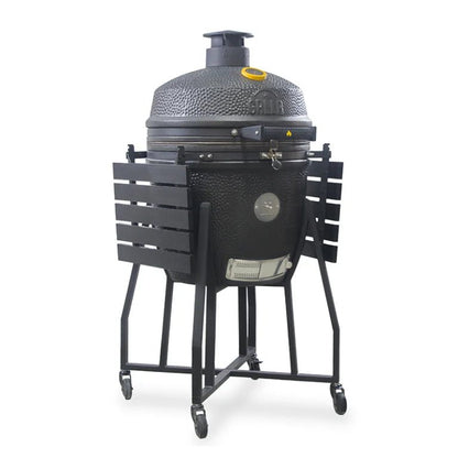 GRLLR Ember Classic 22 inch | Matte Black including Trolley | GR - 24 - EMB - 22 - CB - Kamado's - GR - 24 - EMB - 22 - CB - GardenHearth