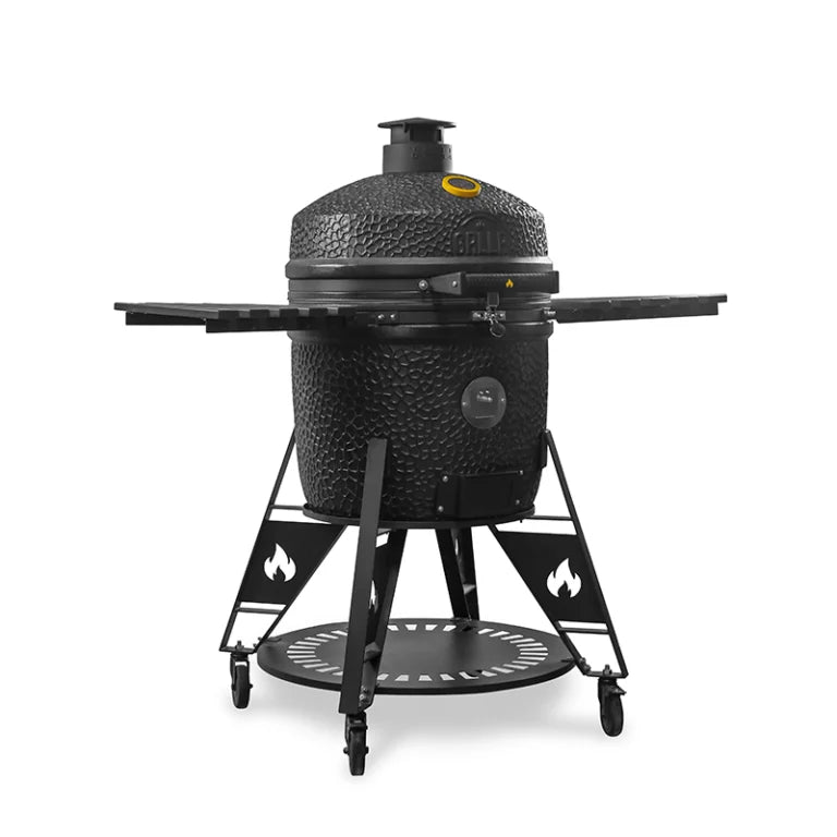 GRLLR Ember Pro | Matte Black including Trolley | GR - 24 - EMB - PR - CB - Kamado's - GR - 24 - EMB - PR - CB - GardenHearth