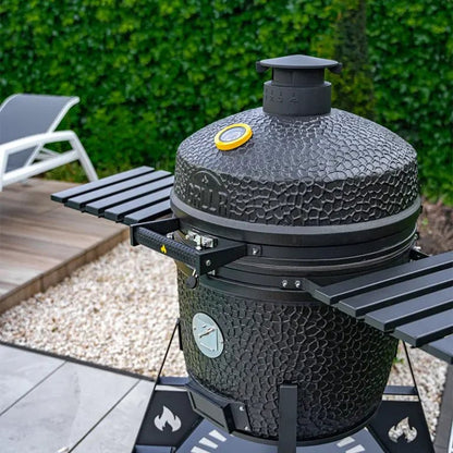 GRLLR Ember Pro | Matte Black including Trolley | GR - 24 - EMB - PR - CB - Kamado's - GR - 24 - EMB - PR - CB - GardenHearth