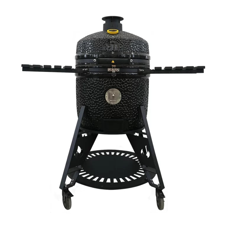 GRLLR Ember Pro | Shiny Black including Trolley | GR - 24 - EMB - PR - SB - Kamado's - GR - 24 - EMB - PR - SB - GardenHearth