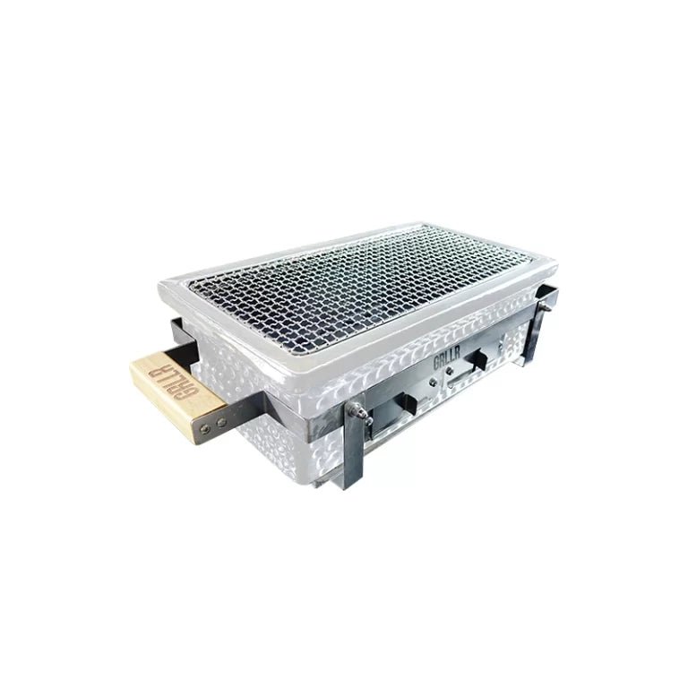 GRLLR Osaka Shichirin | Rectangular Table Barbecue | White - Table Barbecue - GR - 22 - 04 - GardenHearth