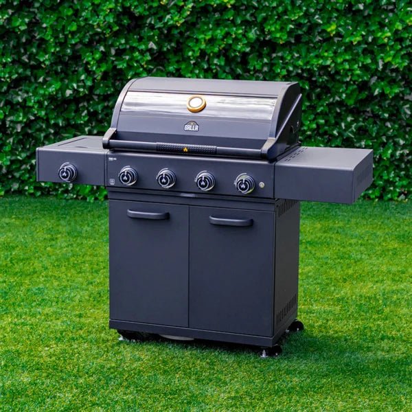 GRLLR Prime G4S 4 Burner Gas Barbecue with Side Burner | GR - 24 - G4S - Gas BBQs - GR - 24 - G4S - GardenHearth