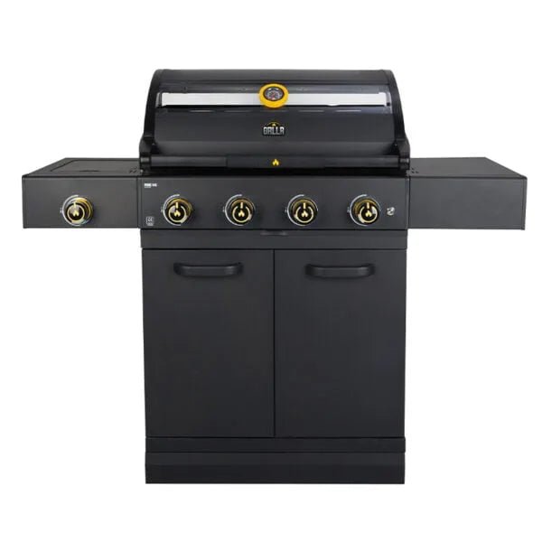 GRLLR Prime G4S 4 Burner Gas Barbecue with Side Burner | GR - 24 - G4S - Gas BBQs - GR - 24 - G4S - GardenHearth