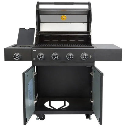 GRLLR Prime G4S 4 Burner Gas Barbecue with Side Burner | GR - 24 - G4S - Gas BBQs - GR - 24 - G4S - GardenHearth