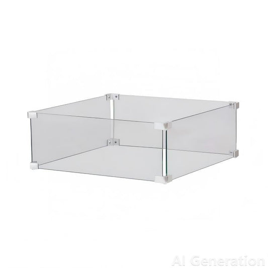 Happy Cocooning Glass Screens – Windscreens for Fire Pit Tables
