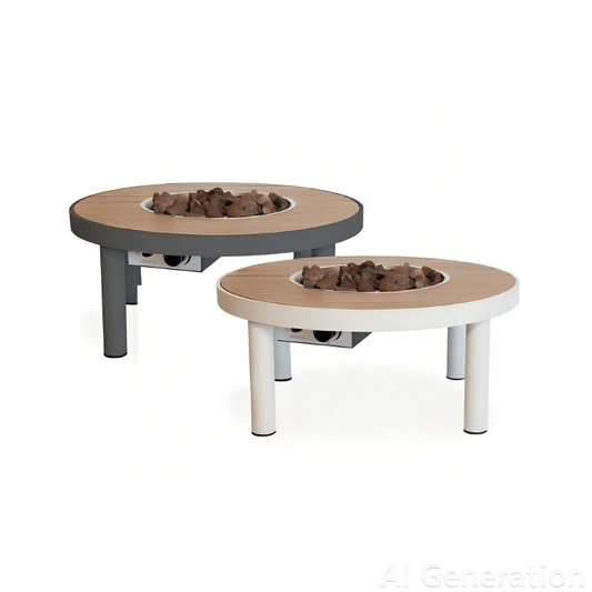 Happy Cocooning Riviera 80 Gas Fire Pit Table | HCRIV80