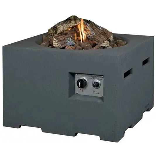Happy Cocooning Square Gas Fire Pit (Black SRS6504Z / Anthracite SRS6504A)